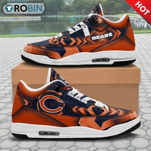 Chicago Bears Jordan 3 Sneakers