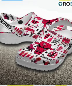 Chicago Bulls NBA Classic Crocs Shoes, Bulls Footwear