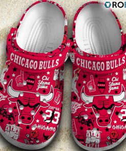 Chicago Bulls NBA Classic Crocs Shoes, Bulls Gifts for Fans