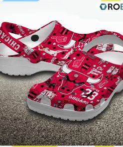 Chicago Bulls NBA Classic Crocs Shoes, Bulls Gifts for Fans
