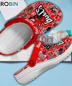 Chicago Bulls NBA Sport Crocs Clogs Crocband Shoes Custom Name For Men Women and Kids, Bulls Gifts