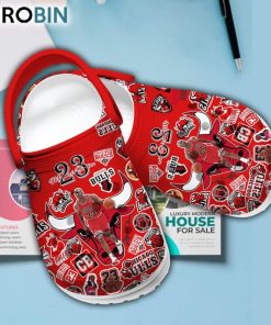 Chicago Bulls NBA Sport Crocs Crocband Shoes Clogs Custom Name For Men Women and Kids, Bulls Footwear