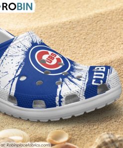 Chicago Cubs Ink Splash Crocs Shoes, Cubs Merch