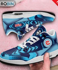 Chicago Fire FC Jordan 3 Sneakers