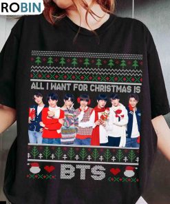 christmas-bts-shirt-all-i-want-for-christmas-is-bts-unisex-shirt-1