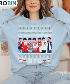Christmas Bts Shirt, All I Want For Christmas Is Bts Unisex Shirt Christmas Bts Shirt, All I Want For Christmas Is Bts Unisex Shirt