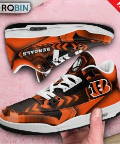 Cincinnati Bengals Custom Jordan 3 Sneakers