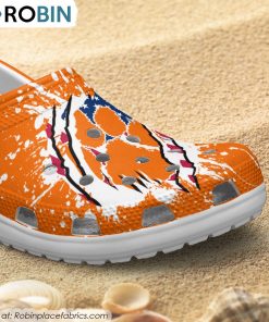 Clemson Tigers American Flag Pattern Printed Crocs Shoes, Clemson Tigers Shoes Clemson Tigers American Flag Pattern Printed Crocs Shoes, Clemson Tigers Shoes