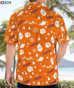 Clemson Tigers Christmas Pattern Button Shirt, Clemson Tigers Apparel Clemson Tigers Christmas Pattern Button Shirt, Clemson Tigers Apparel