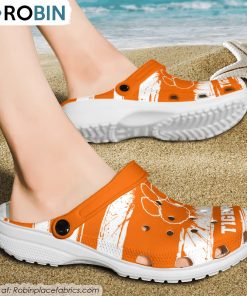 Clemson Tigers Ink Splash Crocs Shoes, Clemson Gifts Clemson Tigers Ink Splash Crocs Shoes, Clemson Gifts