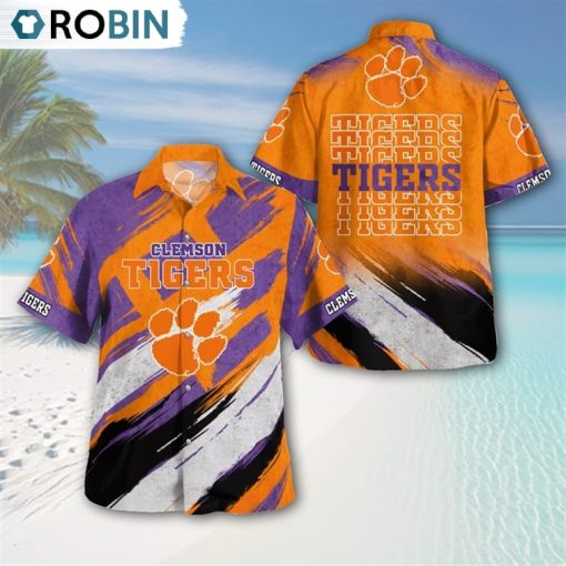 Clemson Tigers Vintage Classic Button Shirt, Clemson Tigers Merchandise