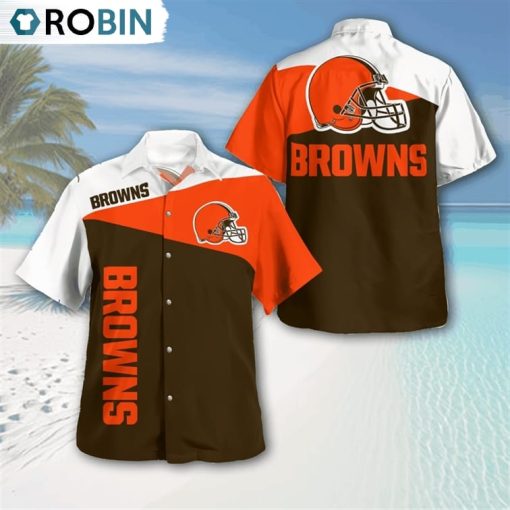 Cleveland Browns Hawaii Shirt Design New Summer For Fans, Cleveland Browns Team Gifts