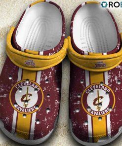 Cleveland Cavaliers Basketball Team Pattern Printed Classic Crocs For Men and Women, Cleveland Cavaliers Shoes