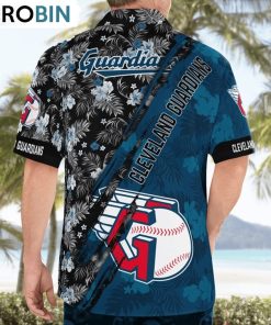 Cleveland Guardians Mickey Mouse Floral Short Sleeve Hawaii Shirt, Guardians Team Gifts