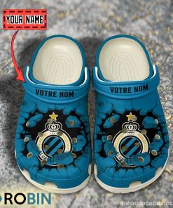 Club Brugge KV Break Cracked Hole Design Crocs Shoes