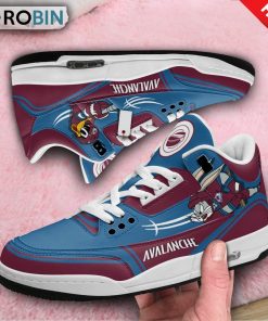 Colorado Avalanche Bugs Bunny Jordan 3 Sneakers