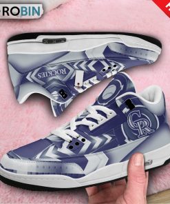 Colorado Rockies Jordan 3 Sneakers