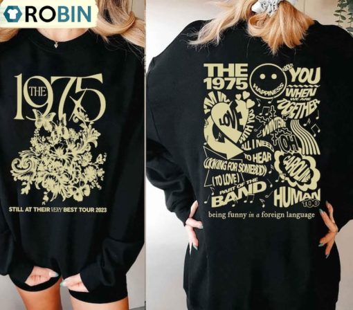 Cool Design The 1975 Band Shirt, The 1975 Tour 2023 T Shirt Short Sleeve