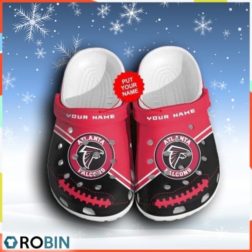 Custom Name Atlanta Falcons Nfl Teams Gift For Fans Rubber Crocs
