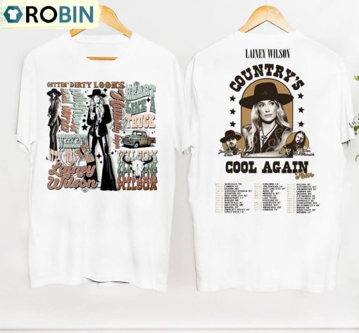 Cute Lainey Wilson Shirt, Lainey Wilson Country S Cool Again Tour Crewneck Hoodie
