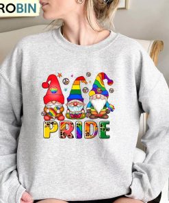 Cute Lgbtq Christmas Gnome Sweatshirt, Pride Human Rights Shirt Unisex T Shirt Cute Lgbtq Christmas Gnome Sweatshirt, Pride Human Rights Shirt Unisex T Shirt