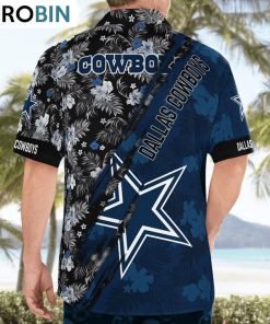 Dallas Cowboys Mickey Mouse Floral Short Sleeve Hawaii Shirt, Dallas Cowboys Clothing