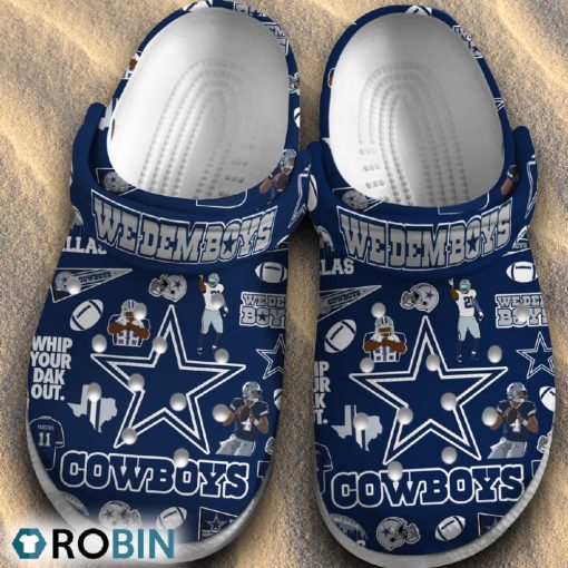 Dallas Cowboys NFL 3D Printed Classic Crocs