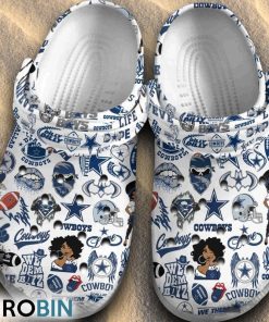 Dallas Cowboys NFL 3D Printed Classic Crocs Shoes and Kids