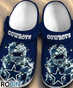 Dallas Cowboys Nfl For Gift Fan 2 Rubber Classic Crocs