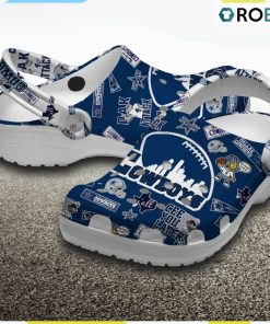 Dallas Cowboys Pattern 3D Printed Classic Crocs, NFL Team Gifts