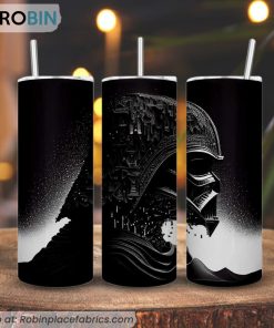 Darth Vader Artwork 3D Printed Skinny Tumbler, Star Wars Fine Art Tumbler