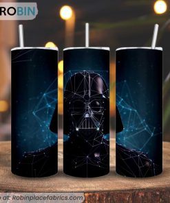 Darth Vader Constellation 3D Printed Skinny Tumbler, Star Wars Tumbler Darth Vader Constellation 3D Printed Skinny Tumbler, Star Wars Tumbler