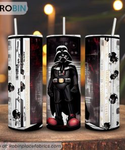 Darth Vader Vintage 3D Printed Skinny Tumbler, Classic Star Wars Tumbler