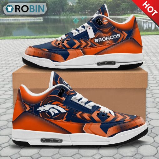 Denver Broncos Jordan 3 Sneakers