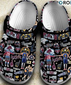 Denver Nuggets NBA Basketball Classic Crocs, Denver Nuggets Shoes