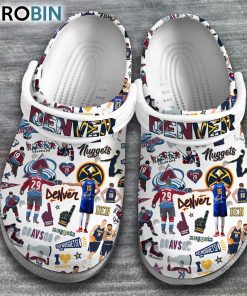 Denver Nuggets NBA Basketball Classic Crocs Shoes, Denver Nuggets Unique Gifts