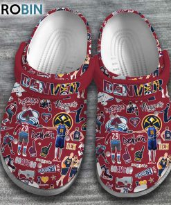 Denver Nuggets NBA Basketball Classic Crocs Shoes, Nuggets Team Gifts