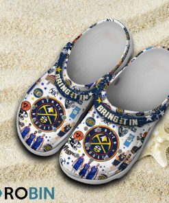 Denver Nuggets NBA Classic Crocs Shoes, Nuggets Shoes
