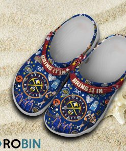 Denver Nuggets NBA Classic Crocs Shoes, Nuggets Unique Gifts