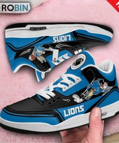 Detroit Lions Bugs Bunny Jordan 3 Sneakers
