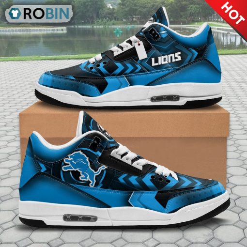 Detroit Lions Jackets Jordan 3 Sneakers