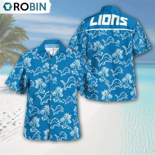 Detroit Lions Tropical Hawaiian Shirt Limited Edition, Lions Gear
