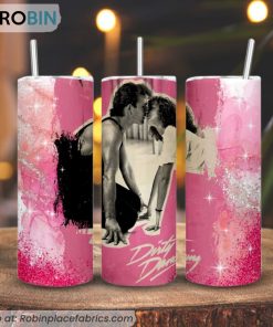 Dirty Dancing 3D Printed Skinny Tumbler, Johnny Castle And Frances Baby Houseman Tumbler