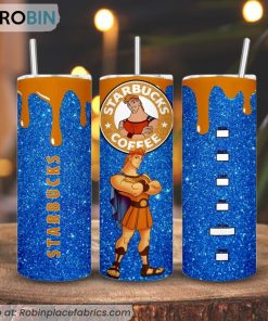 Disney Hercules Starbucks Coffee 3D Printed Skinny Tumbler Disney Hercules Starbucks Coffee 3D Printed Skinny Tumbler