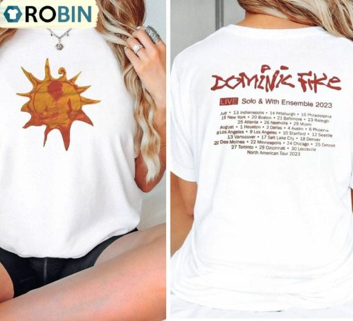 Dominic Fike Sweatshirt, Fike Sunburn Album Tee Tops T-shirt
