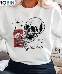Dr Pepper Shirt, Skeleton Christmas Crewneck Sweatshirt Short Sleeve