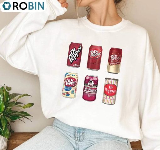 Dr Pepper Shirt, Trending Soda Unisex Hoodie Crewneck Sweatshirt