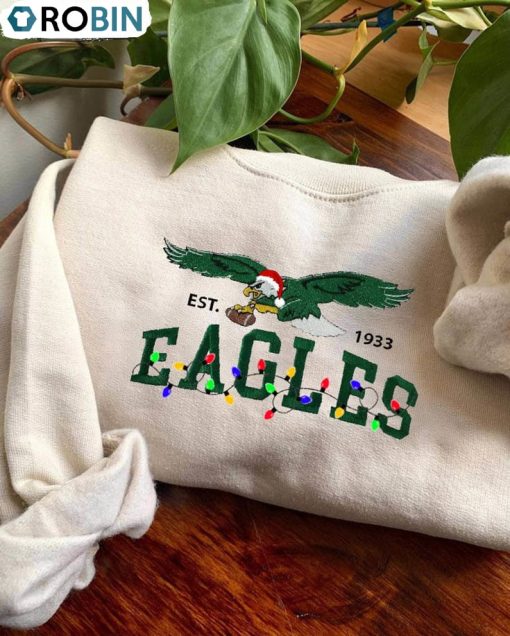 Eagle Christmas Shirt, Philly Football Christmas Tee Tops Short Sleeve