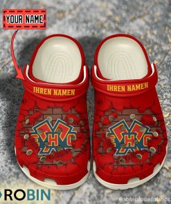EHC Biel Break Cracked Hole Design Crocs Shoes