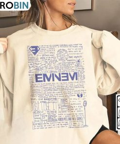 Eminem Tour Shirt, Eminem Music Tour Unisex Hoodie Tee Tops